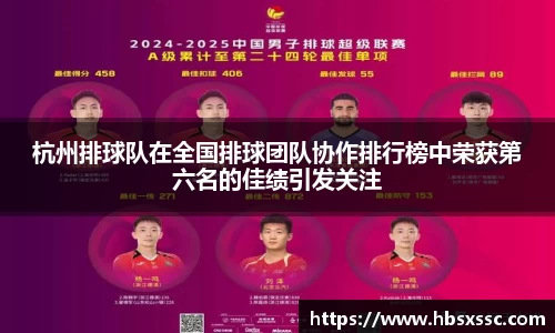 杭州排球队在全国排球团队协作排行榜中荣获第六名的佳绩引发关注